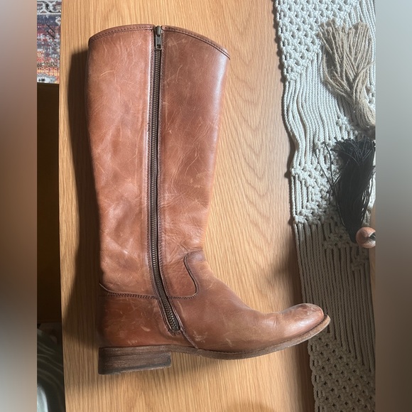 Frye Melissa Button Inside Zip Riding Boot - Picture 4 of 5